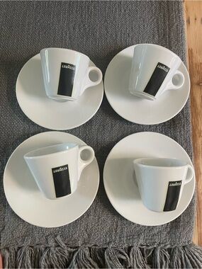 Lavazza 4 oz espresso cup and saucer set. Excellent condition